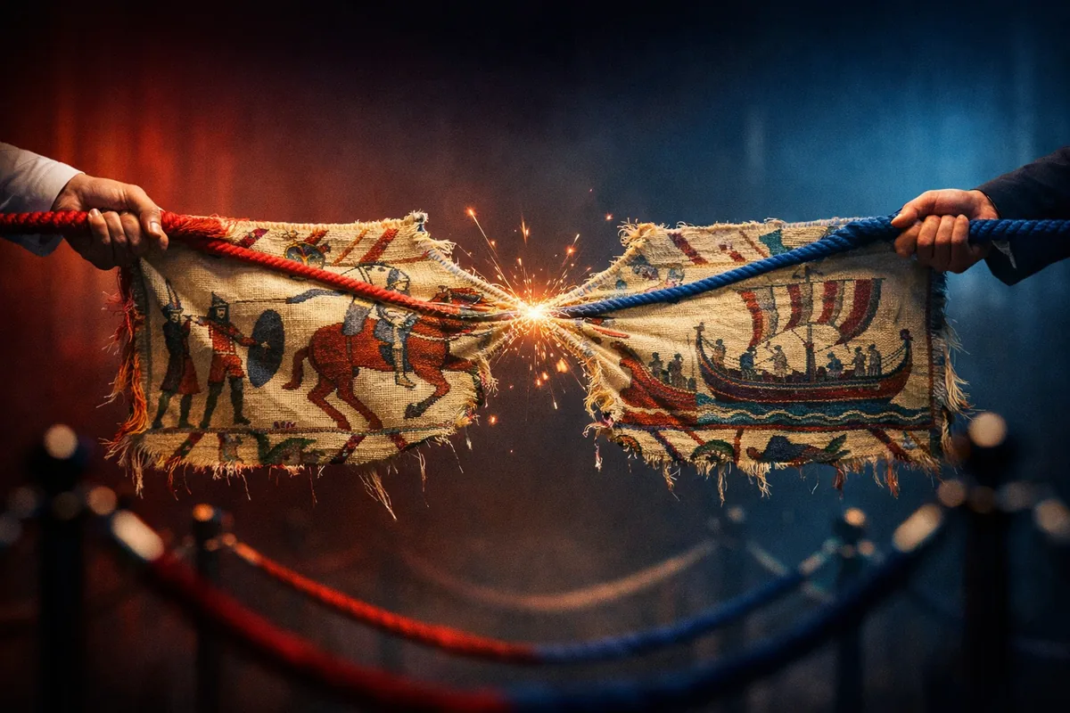 Tapisserie de Bayeux au British Museum : 70 mètres sous tension